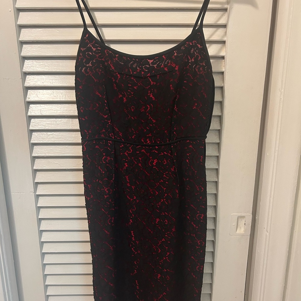 Michael Kors Red and Black Dress